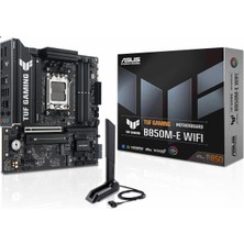 Hype Store Tuf B850M-E Wifi Amd Micro-Atx Anakart, 8 + 2 + 1 Kademeli Güç Kaynağı, Ddr5 Pcıe 5.0 Yuvası, 3 M.2