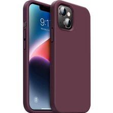 Hype Store Ggm Aksesuar iPhone 13/14 ile Uyumlu Içi Kadife Dışı Mat Yapıya Sahip Koruma Sağlayan Lansman Siliko