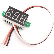 Mini Dijital Voltmetre Dc 0-100V 0.28 Inç Kırmızı