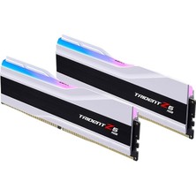 Trident Z5 Rgb Serisi Ddr5 Ram (Intel Xmp 3.0) 64GB (2X32GB) 6000MT/S CL30-40-40-96 1.40V Masaüstü Bilgisayar Belleği U-Dımm - Mat Beyaz (F5-6000J3040G32GX2-TZ5RW)