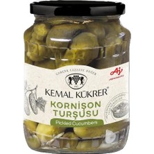 Kükrer Kornişon Turşu No:2 Cam Kavanoz 680 gr