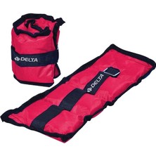 El Ayak Bilek Kas Güçlendirici Ağırlık Seti,2 x 1 Kg,fuşya