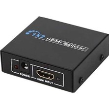 Plus PX-5002 1080P 2k 4K UHD 2 Port HDMI Spliter (Adaptörlü)