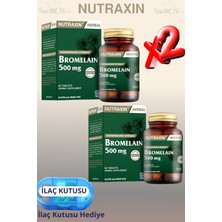 Nutraxin Bromelain 60TABLET(2 Adet ) +Hap Kutusu