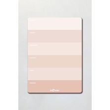 Color Haftalık Planlayıcı Blok Naturel