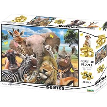 Prime 3D - Afrika Selfie - 500 Parça Yetişkin Puzzle