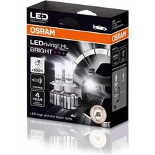H7 LED Xenon KIT%300 Fazla Işık / 4 Yıl Garantili 12V (2 Adet Far Için)