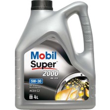 Super 2000 Xe C2 5W30 Motor Yağı 4 L