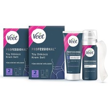 Professional Bikini Bölgesi Tüy Dökücü Krem Seti (50 ml + 50 Ml) x 2 Adet