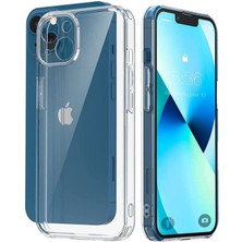 Hype Store Happy Trend iPhone 13 ile Uyumlu Şeffaf Kılıf, Kamera Korumalı 13 (6.1'') Şeffaf Silikon Kılıf, Kame