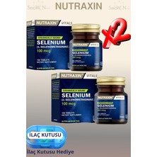 Nutraxin Selenium 100 Mcg 100 Tablet (2 Adet )+ Hap Kutusu