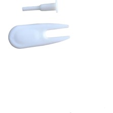 Beyaz Pilates Topu Tıpası (1 Adet) ve Tıpa Çıkarma Aparatı Dayanıklı Kullanım İçin