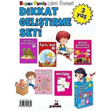 Beyaz Panda Yayınları Okul Öncesi 3 Yaş Dikkat Geliştirme Seti (5 Kitap)