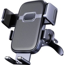 Metal Kancalı Havalandırma Destekli Araç Içi Telefon Tutucu