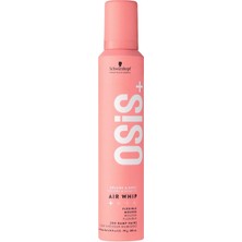 Osis Air Whip 200 ml Hacim ve Tutuş Sağlayan Esnek Köpük Paraben İçermez Tüm Saçlar İçin