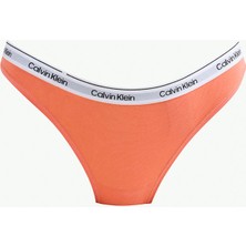 Calvin Klein Turuncu Kadın Tanga 000QD5043E Ck Women