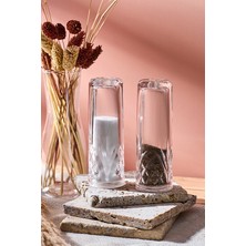 Feyza Design Şeffaf Cam Tuzluk ve Biberlik Seti, 11CM, Şık ve Kullanışlı Tasarım