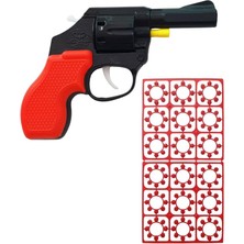 Tabancası Çat Pat Kovboy Tabanca 18 Kapsül Mantar Hediye Kırmızı PS113701