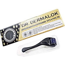 1.0mm Siyah Dermaroller Masaj Tarağı 540 Iğneli Dr.dermalok 1mm Saç, Yüz, Vücut