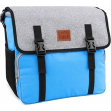 16 Litre Termos Çanta Yalıtımlı Sıcak Soğuk Muhafazalı Kamp Piknik Seyahat Çantası (Mavi)