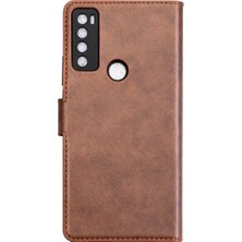 Eco Port Tcl 20 Se Trend S Plus Kapaklı Kılıf - Taba