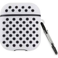 xirshop Airpods 3 (3.nesil) Spor Delikli Kılıf - Gri-Siyah