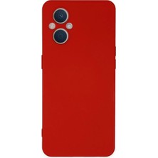 xirshop Oppo Reno 7 Lite Kılıf Nano Içi Kadife Silikon - Kırmızı