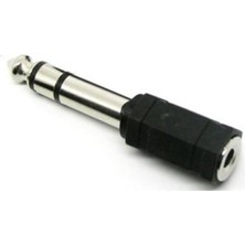 Anfi Amfi Kablo Jak Dönüştürücü Jack Çevirici Erkek 6.5mm Dişi 3.5mm Çivi Gitar Arkasıince