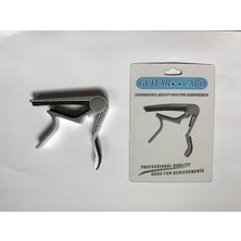 A010SR Kapo Mandal Tipi, Sılver (Gümüşi) Guıtar Capo, Gümüş Rengi, Mandal Tip