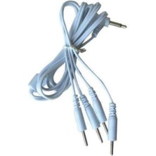 4 Uçlu Elektrot Pedi Kablosu,soketli Tens Cihazı Kablosu, Geçmeli Tens Kablosu