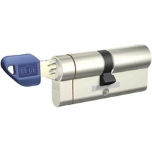 Dorma Pextra+ Anahtarı Kopyalanamayan (Çelik Takviyeli+Tuzaklı) Barel Kapı Kilit Göbeği (68 mm / 70 Mm, Gri - Mandalsız)