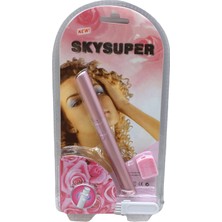 Go İthalat Skysuper Pembe Pilli Yanak Kıl Alma Makinası (5517)