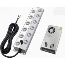 Gümrük Bey SC-NS12T 12 Başlıklı Endüstriyel Ultrasonik Nemlendirici | Su Fıskiyesi, Akvaryum ve Sis Makinesi