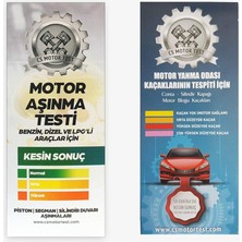 CS Motor Test Motor Aşınma ve Conta Kaçak Testi 2'li Paket Acura 1 Serisi Araçlar İçin