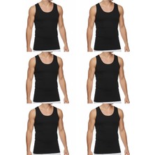 Süsen Lingerie 6 Adet Erkek Penye Atlet, Günlük Kaliteli Erkek Penye Atlet, Erkek Iç Giyim