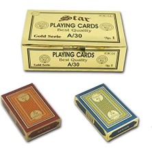 2'li Gold Iskambil Oyun Kağıdı Kaliteli Biriç Oyun Kağıdı Dayanıklı ve Uzun Ömürlü