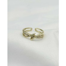SY Aksesuar Çelik Gold Yüzük(Ayarlanabilir)