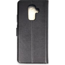 Eco Port Samsung Galaxy A6 Plus 2018 Kılıf Trend S Plus Kapaklı Kılıf - Siyah