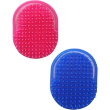 2 Adet Duş Tarağı Yumuşak Silikon Saç Yıkama Tarağı & Saç Derisi Masaj Tarağı Saç Yıkama Fırçası