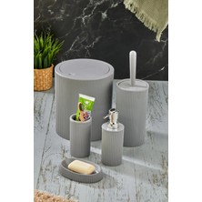 Feyza Design Şık 5 Parça Banyo Seti, Temizlik ve Düzen Için Ideal Paket