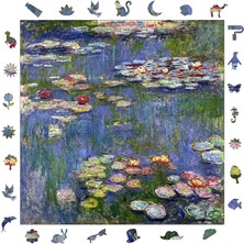 Puzzle Yetişkin - Claude Monet Nilüferler - 353 Parça, 29 x 29 cm - Yapıştırıcı Folyo Dahil - Benzersiz Şekilli Parçalar & Özel Figürler - S1-28