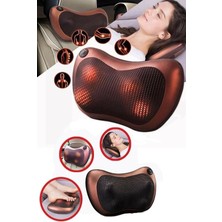 4 Toplu Çift Yönlü Isıtmalı Masaj Yastığı Ayak Bel Boyun Sırt Vücut Omuz Masaj Aleti