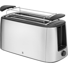 Bueno Pro Çelik Iki Bölmeli Uzun Hazneli 6 Isı Ayarlı Gümüş Ekmek Kızartma Makinesi 1550 W