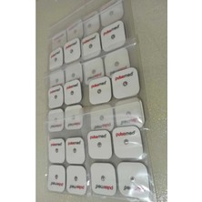-- Tens Cihazı Çıt Çıtlı Yedek Elektrot 5x5 Tens Pedi 4 Lü ( 8 Paket )