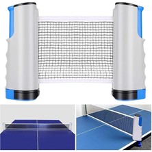 Masa Tenisi Ağı, Masa Tenisi Ağı, Masa Tenisi Ağı, Uzatılabilir, Masa Tenisi Ağı, Ping Pong Filesi, Ayarlanabilir Uzunluk 170 (Maks.) x 14,5 Cm, Her Türlü Masa Için, Gri