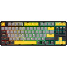 K870T Pro Kablosuz Hot Swap Mekanik Oyun Klavyesi-Rgb - 10 Adet Switch, Tuş ve Switch Sökme Aparatı Hediyeli (K870T Pro Siyah - Blue Switch)