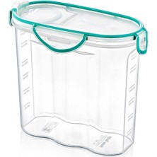 Bucuks® Kilitli Kapaklı Contalı Hava,su Sıvı Geçirmez 1,7 Litre Erzak Saklama KABI-SA585