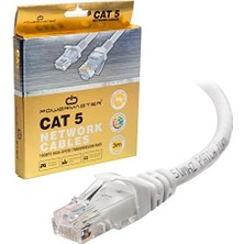 1314 1, 3m Ethernet Kablosu, Cat5 Orjinal Başlıklı