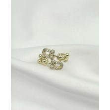 SY Aksesuar Çelik Gold Yüzük (Ayarlanabilir)