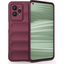 xirshop Realme Gt2 Pro 5g Kılıf Optimum Silikon - Bordo